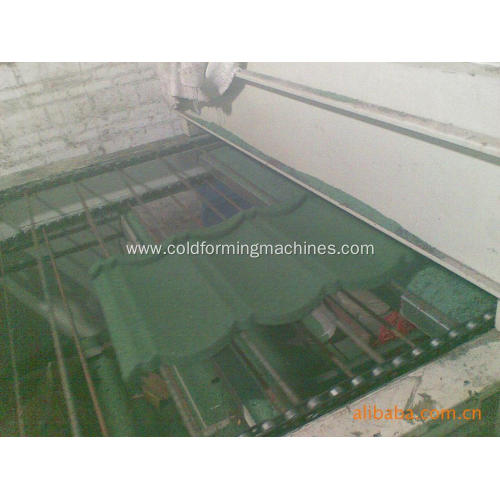 stone-coated metal roof tile making machine